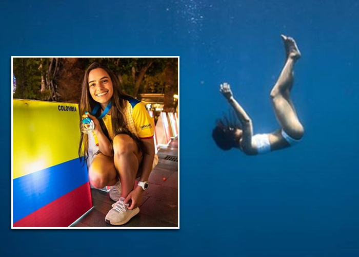 La enfermedad que retiraría del deporte a la apneista Sofia Gómez