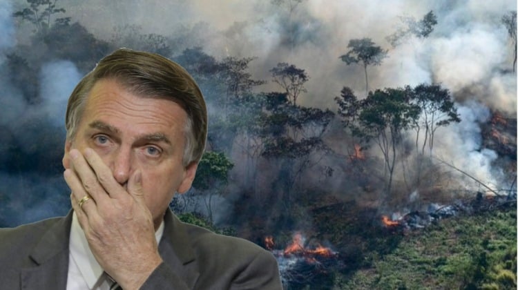 Bolsonaro y el incendio