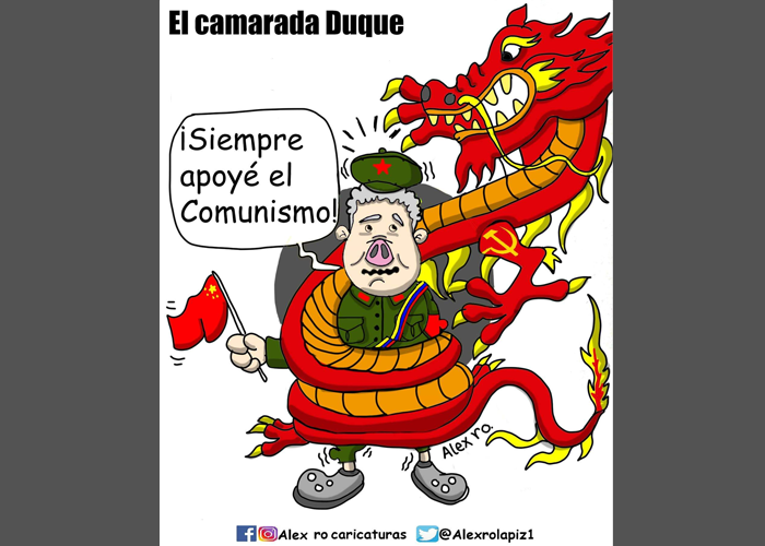 Caricatura: El camarada Duque
