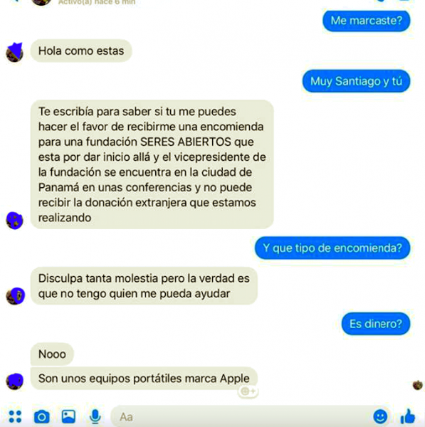  - Así me suplantaron en Facebook y trataron de robar a mis amigos