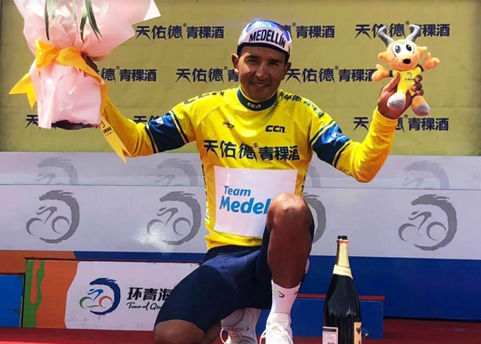 El ciclista nariñense que llenó de gloria a Colombia en China