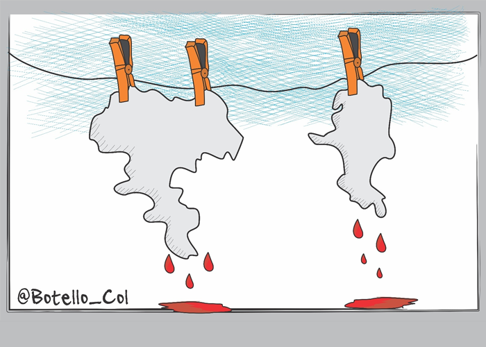 Caricatura: Abandono estatal