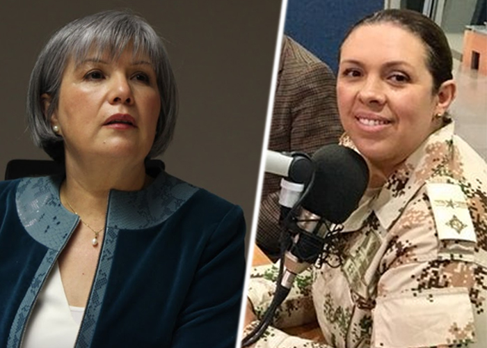 Una mayor, el enlace del Ejército en la JEP