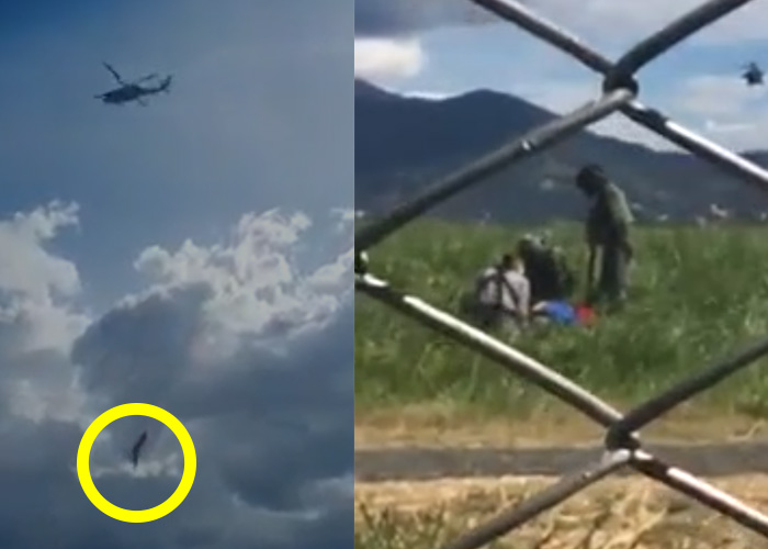 [Videos] La impotencia por salvar a militares tras caer de helicóptero en Medellín