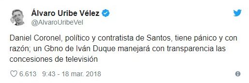  - El trino con el que Uribe habría amenazado con acabar con Noticias Uno