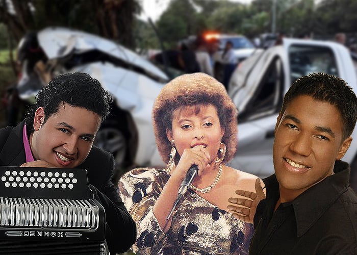 7 muertes trágicas de artistas vallenatos en carreteras costeñas
