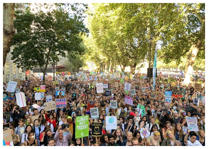 Millones de personas marchan en contra del cambio climático