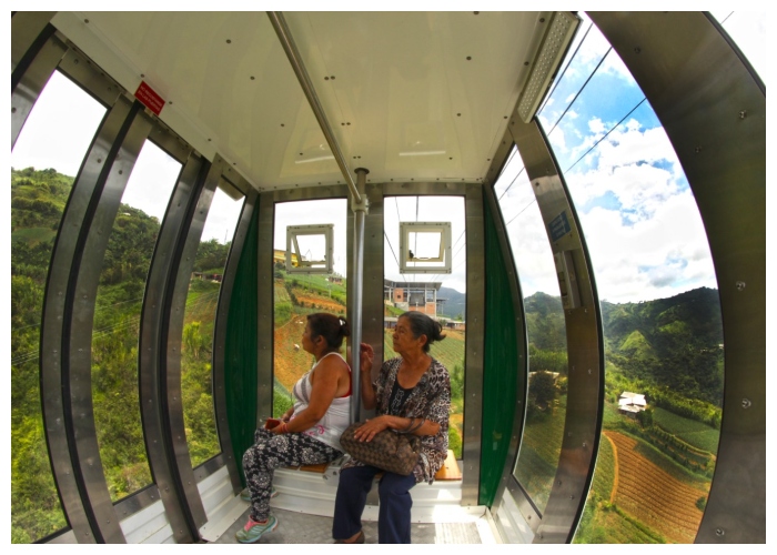 Palmitas ya tiene su teleférico en funcionamiento