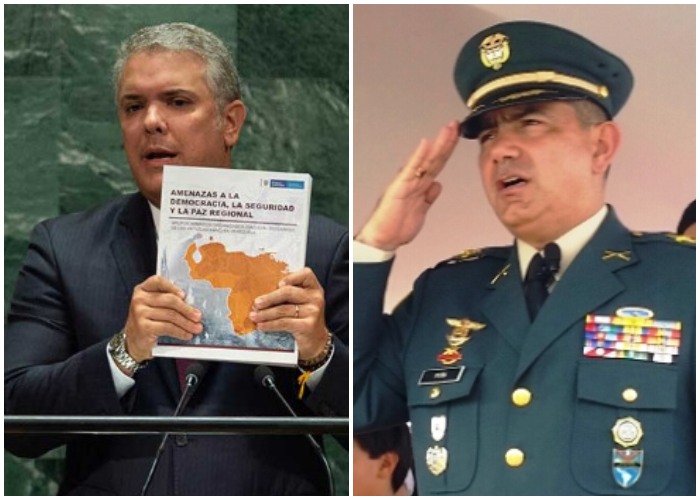 Golpe a general de alto rango por fotos en informe de Colombia ante la ONU