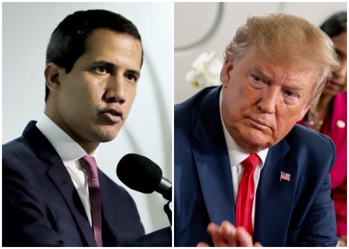 EE. UU. tranquilo con fotos de Guaidó y Rastrojos