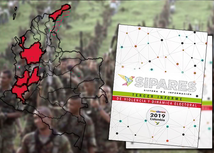 Los departamentos en donde ser candidato es un riesgo de muerte