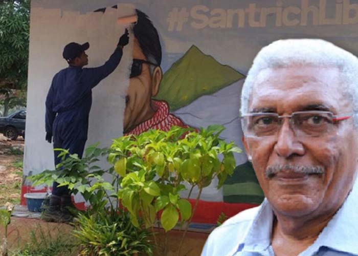 Joaquín Gómez le da la espalda a Jesús Santrich