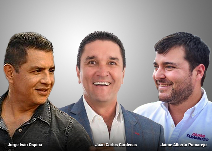 Cárdenas, Pumarejo y Ospina liderando