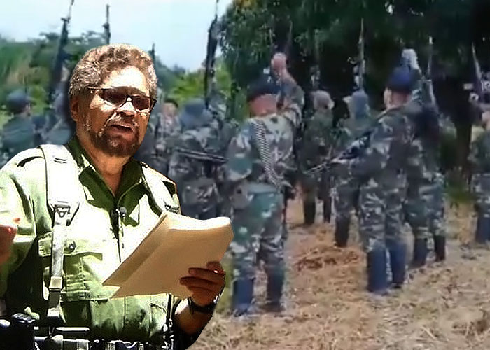 Primeras imágenes de la tropa guerrillera de Iván Márquez
