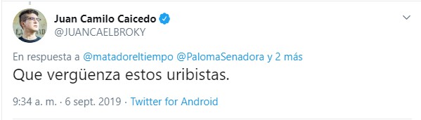  - "Trabajar al lado de Uribe es hacer muchos doctorados juntos" Paloma Valencia