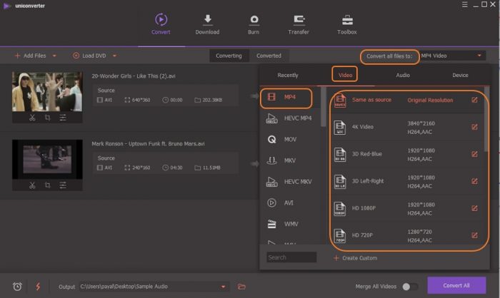  - Tecnología: cómo convertir formatos de video AVI a formatos de video MP4
