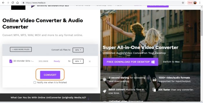  - Tecnología: cómo convertir formatos de video AVI a formatos de video MP4