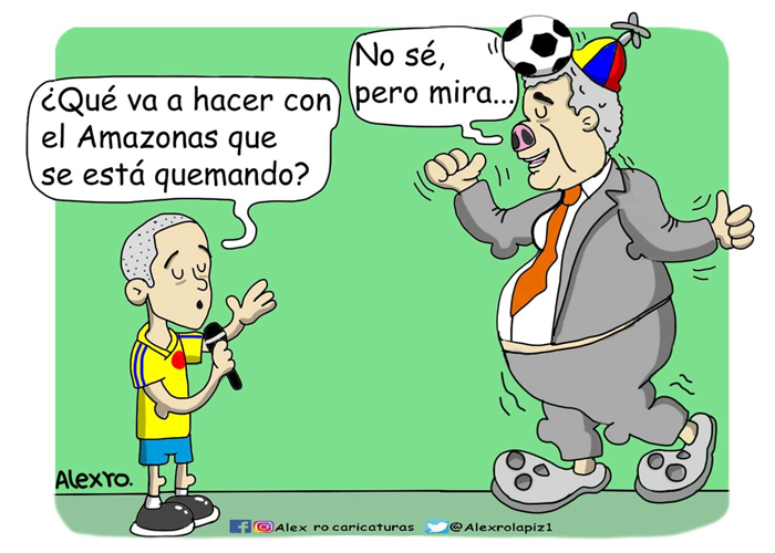 Caricatura: La evasiva de Duque