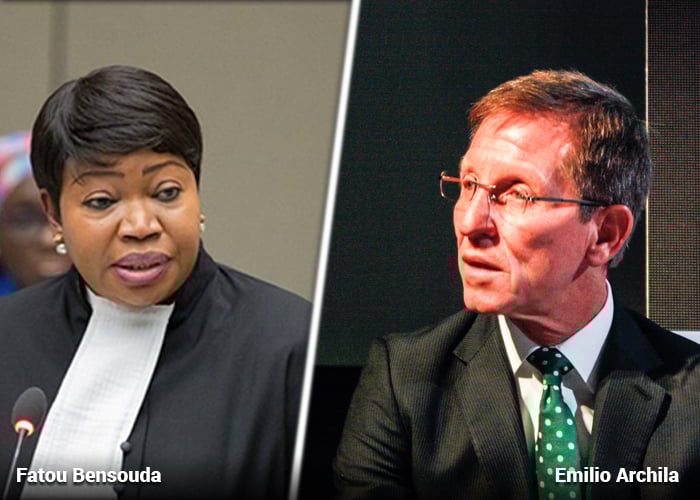 Visita de Archila para tranquilizar a la dura fiscal de la CPI