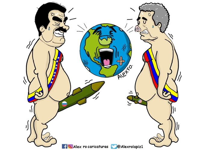 Caricatura: Se armó la gorda