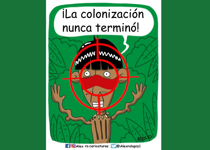 Caricatura: La colonización no terminó