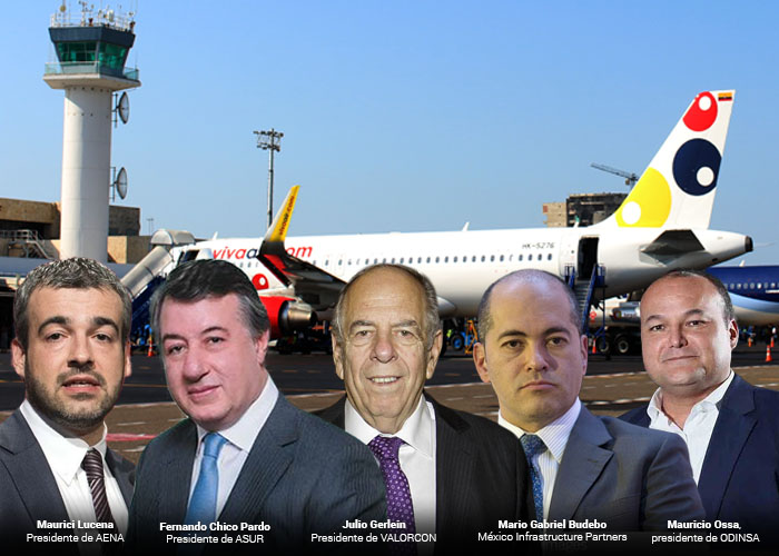 Aeropuertos en manos de españoles, mexicanos y tres empresas colombianas