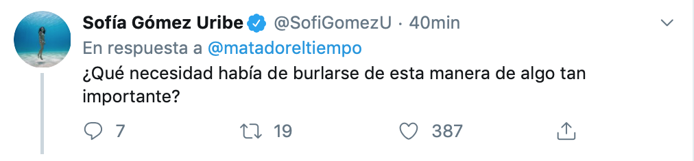  - Indignación en redes por el machismo de Matador