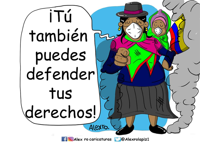 Caricatura: El ejemplo de los indígenas ecuatorianos