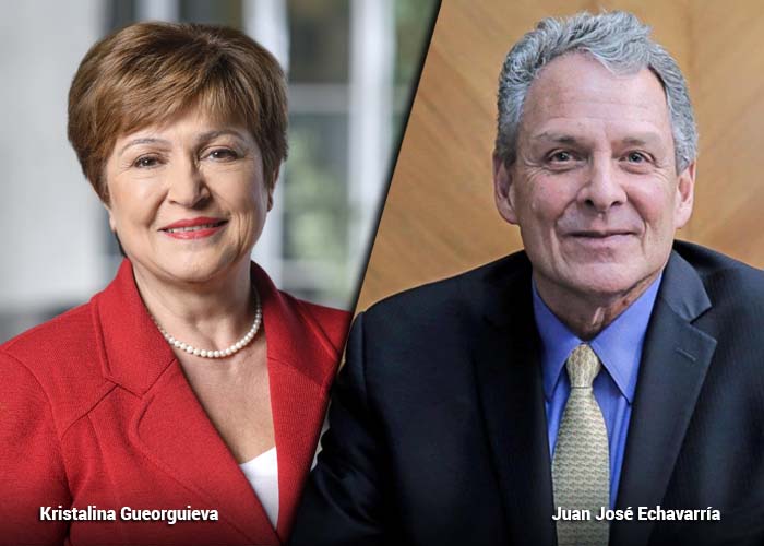 Nueva directora FMI; aplausos para Colombia  