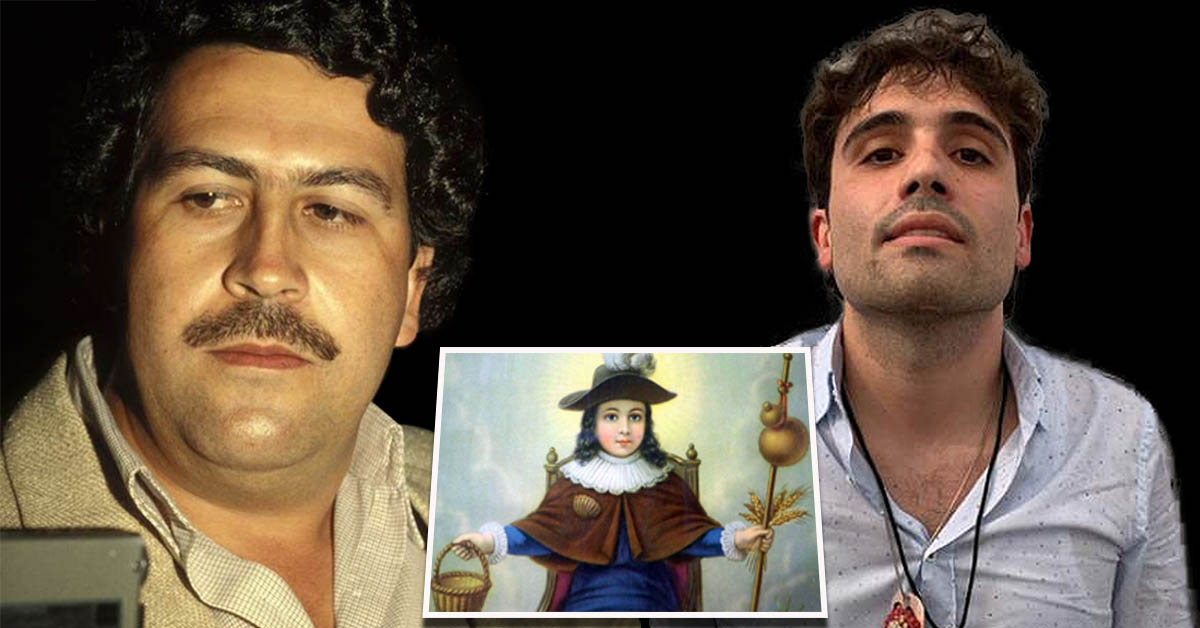 El fervor del hijo del Chapo por el santo que protegía a