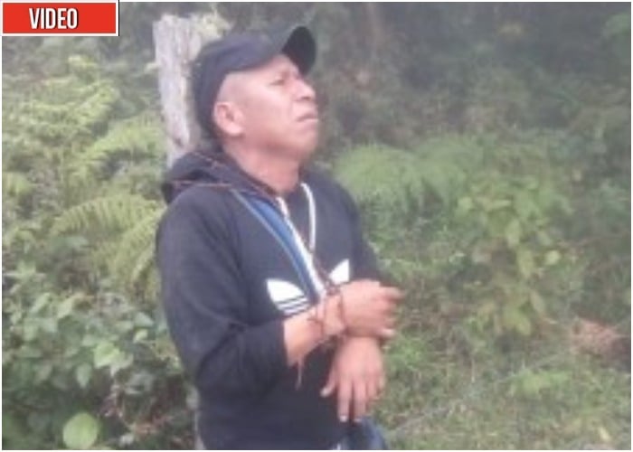 Video: amarrado con alambre encuentran a coordinador de la Guardia Indígena del CRIC en el Cauca