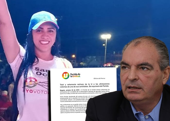Aurelio Iragorri toma medidas contra candidata de la U que pidió violar a una mujer
