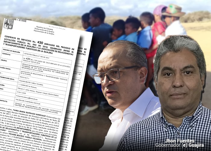 El contrato que tendría al nuevo gobernador (e) de La Guajira a punto de ser suspendido