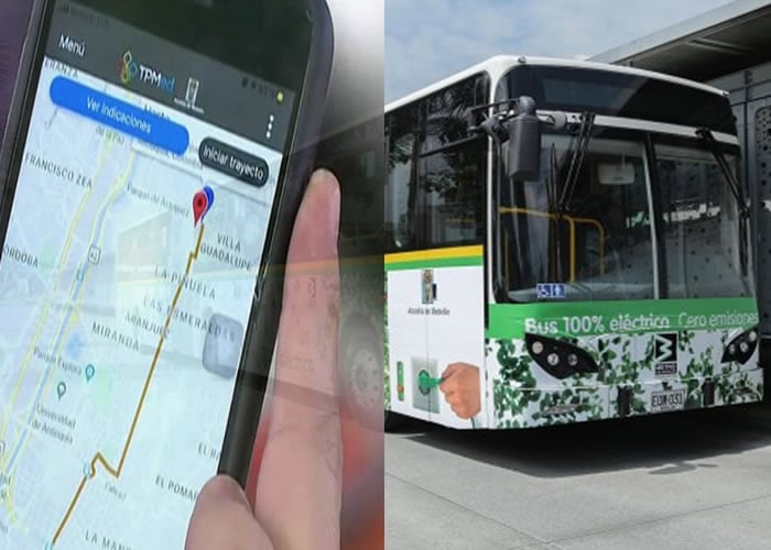 La aplicación para consultar las rutas de buses de Medellín