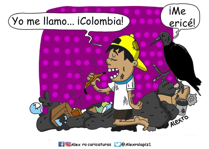 Caricatura: Yo me llamo... Colombia