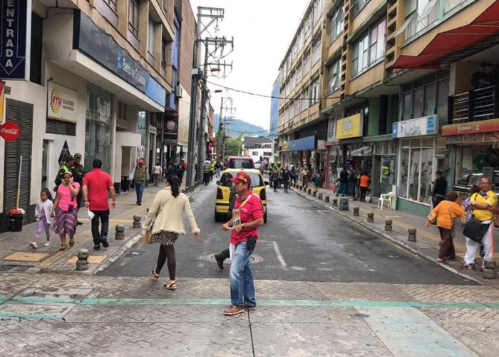 El desastroso centro de Ibagué