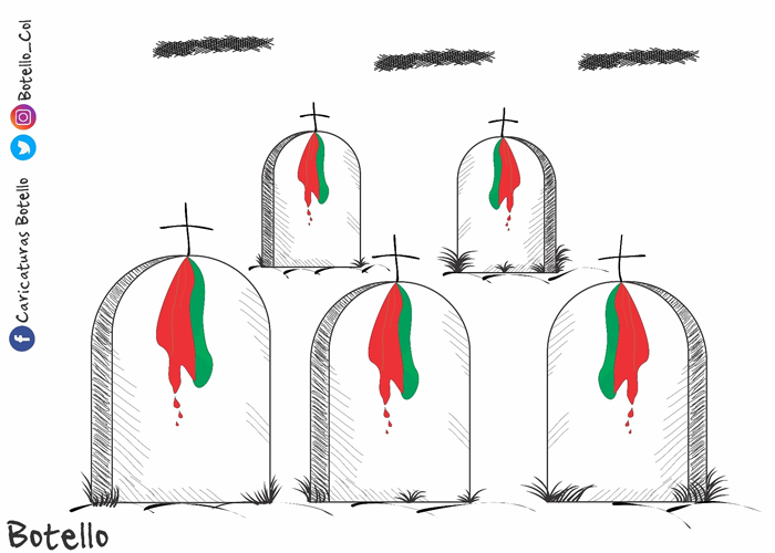 Caricatura: ¿A quién más van a matar?