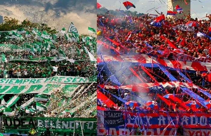 Barras bravas de Nacional y el Medellin entierran el hacha y se unen contra Iván Duque