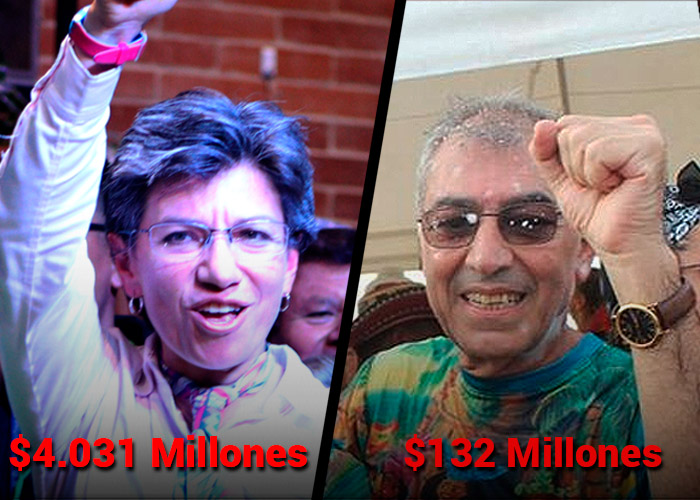 Claudia López, la que más gastó; William Dau, el de Cartagena, el más austero