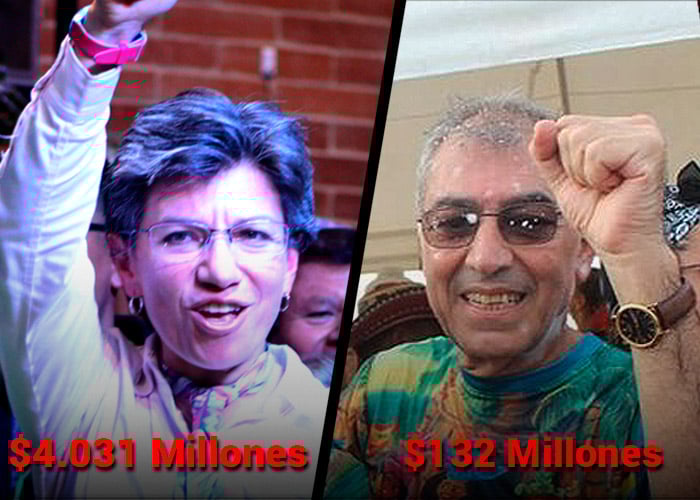 Claudia López, la que más gastó; William Dau, el de Cartagena, el más austero