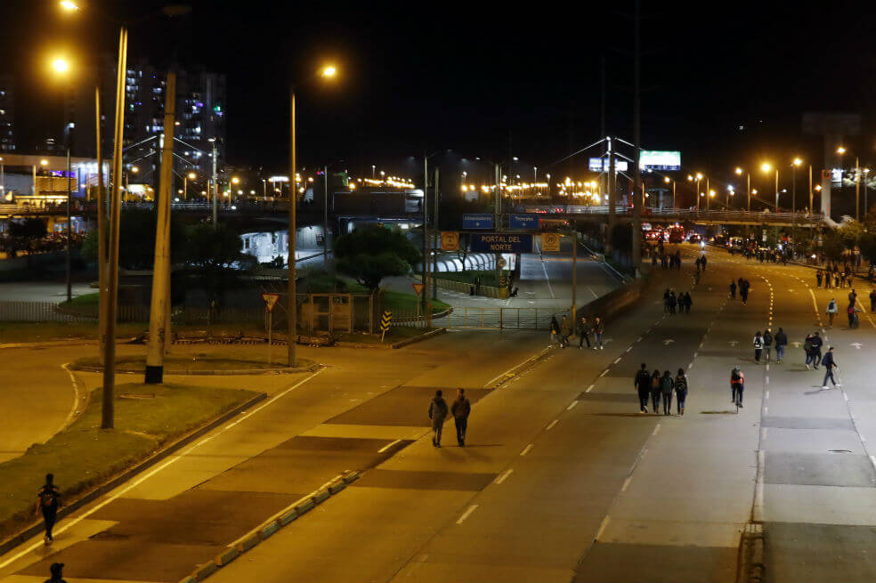 El  Esmad se dedicó a cazar estudiantes en el Norte de Bogotá  Video