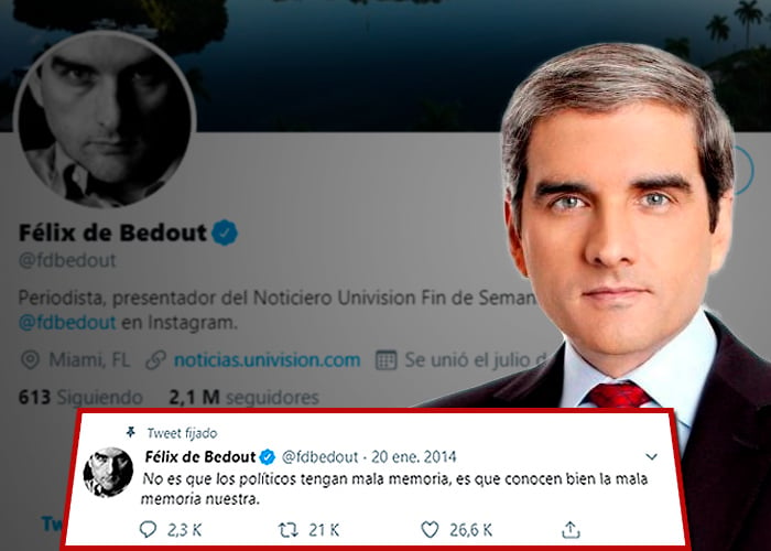 El provocador Félix de Bedout convertido en el tuitero mayor