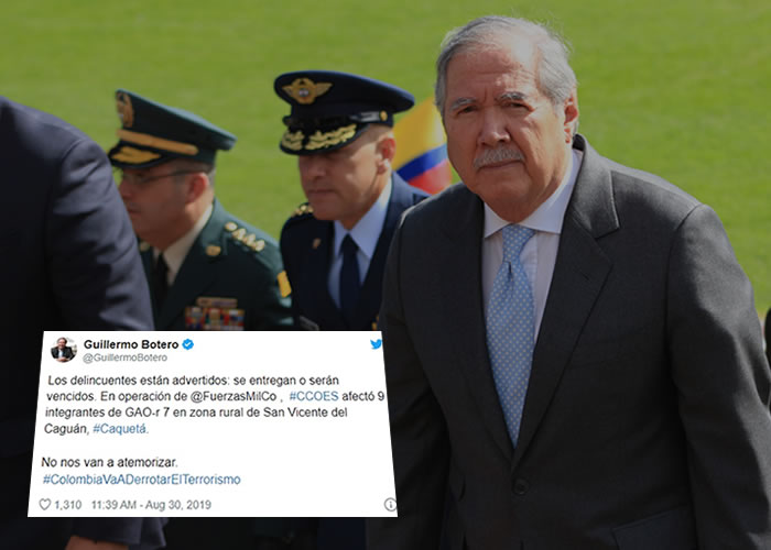 Cuando el ministro sacó pecho por bombardeo donde murieron siete niños