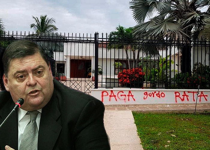 Los insultos al condenado exsenador Álvaro 'El Gordo' García por mala paga