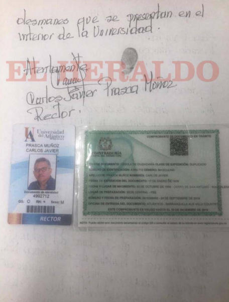 Rector Prasca salió por la puerta de atrás de la Universidad del Atlántico - -- Las2orillas - Rector Prasca salió por la puerta de atrás de la Universidad del Atlántico