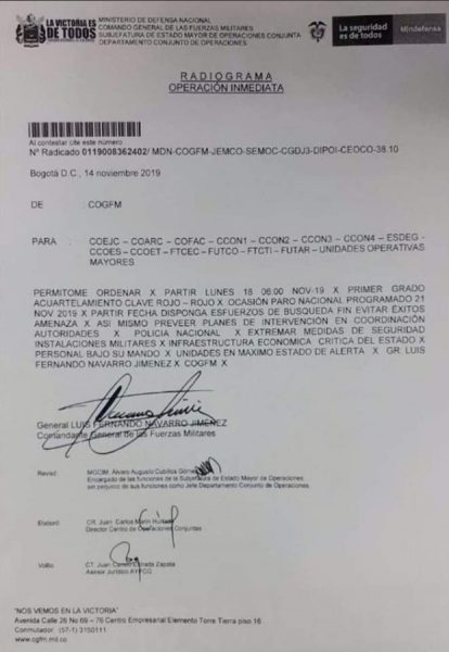 Orden de acuartelamiento por el paro - -- Las2orillas - Orden de acuartelamiento por el paro