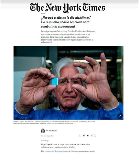 El solitario investigador paisa con las claves para combatir el Alzheimer - -- Las2orillas - El solitario investigador paisa con las claves para combatir el Alzheimer