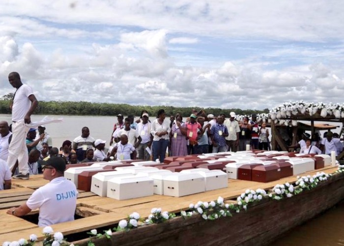 El adiós definitivo de Bojayá a sus muertos