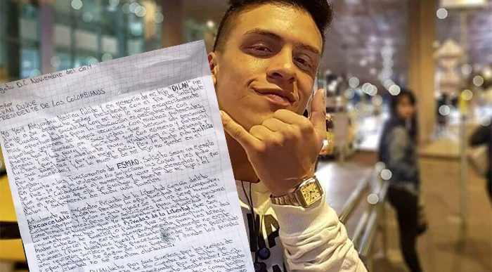  - La contundente carta de la mamá de Dilan, asesinado por el ESMAD, al presidente Duque