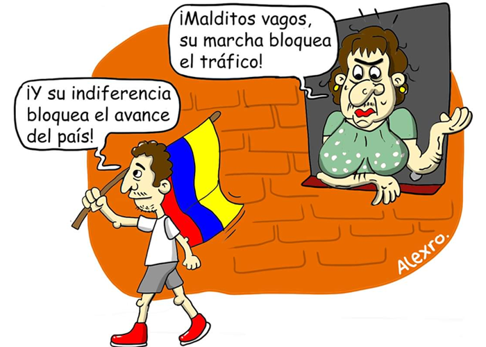 Caricatura: Colombia y su cruel indiferencia